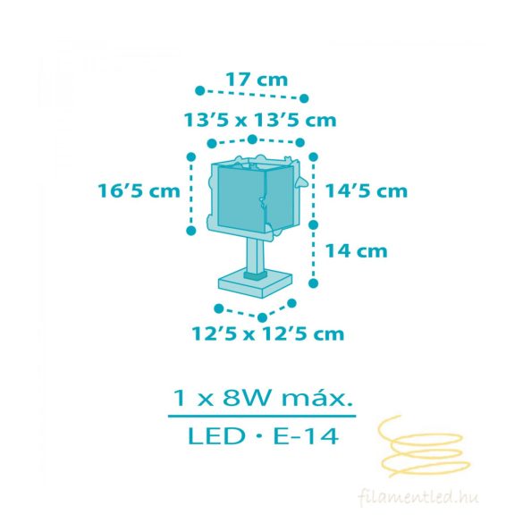 DALBER TABLE LAMP ROCKET LED 63351N
