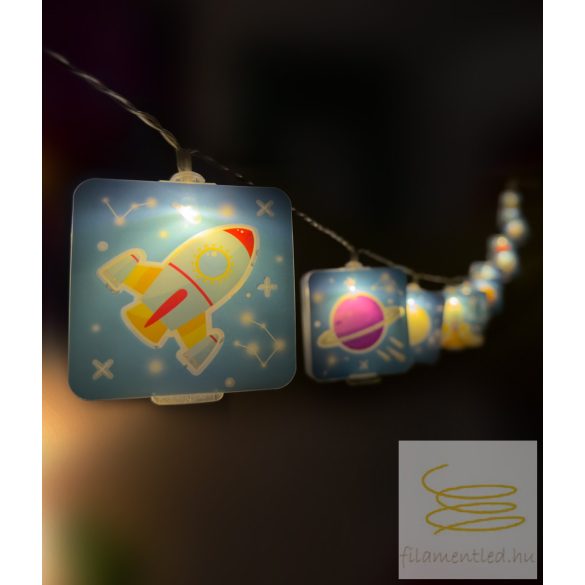 DALBER NIGHTLIGHT GARLAND ROCKET 63355