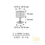 DALBER TABLE LAMP LITTLE PIXEL 63371