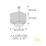 DALBER HANGING LAMP LITTLE PIXEL 63372