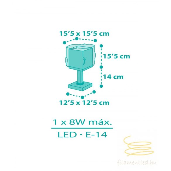 DALBER TABLE LAMP MERMAIDS 63441N