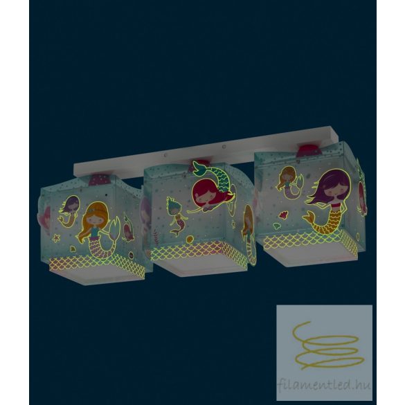DALBER 3L. CEILING LAMP MERMAIDS 63443