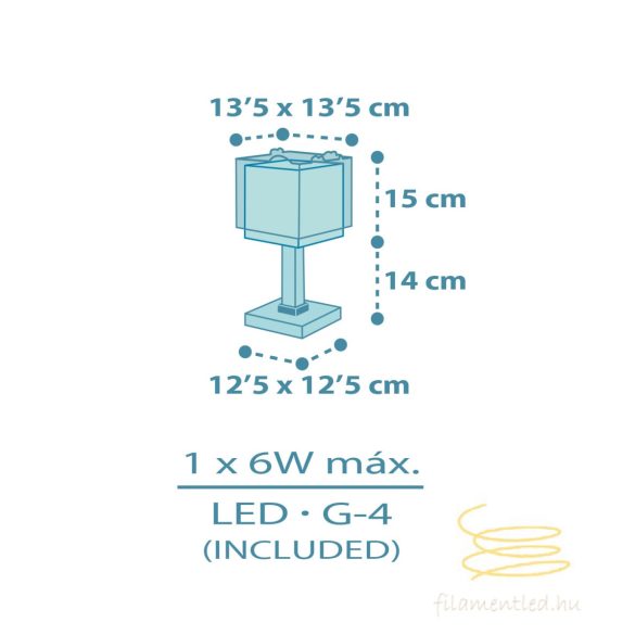 DALBER TABLE LAMP BABY DINOS 63451