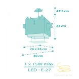 DALBER HANGING LAMP LITTLE DRAGON 64382M