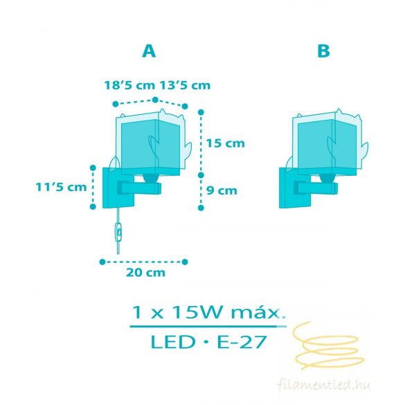 DALBER WALL LAMP LITTLE OWL 64399