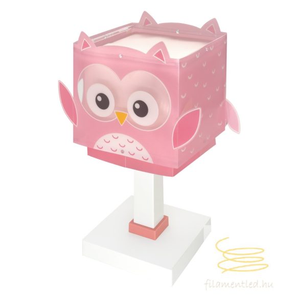 DALBER TABLE LAMP LITTLE PINK OWL 64481N