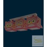 DALBER 3L. CEILING LAMP LITTLE PINK OWL 64483