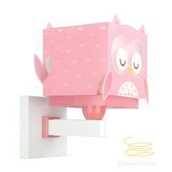 DALBER WALL LAMP LITTLE PINK OWL 64489