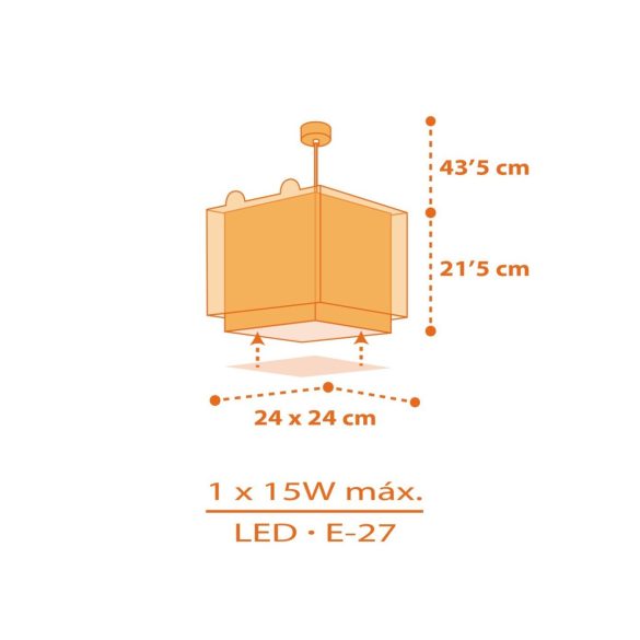 DALBER HANGING LAMP LITTLE TIGER 64562M