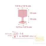 DALBER TABLE LAMP LITTLE FOX 64581N