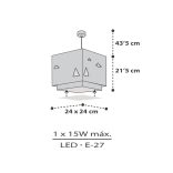 DALBER HANGING LAMP HELLO LITTLE 73242M