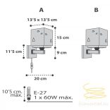 DALBER WALL LAMP HELLO LITTLE 73249