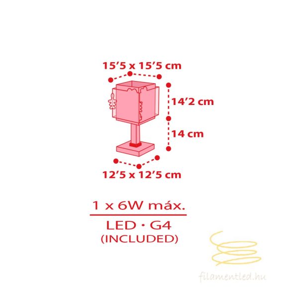 DALBER TABLE LAMP HELLO KITTY 73261