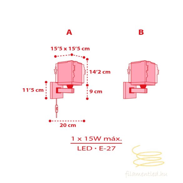 DALBER WALL LAMP HELLO KITTY 73269
