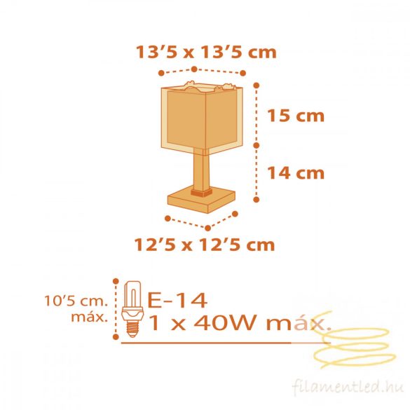 DALBER TABLE LAMP DINOS 73451N