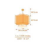 DALBER HANGING LAMP DINOS 73452M