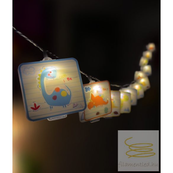 DALBER NIGHTLIGHT GARLAND DINOS 73455