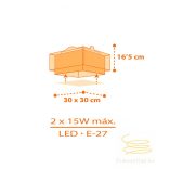 DALBER CEILING LAMP DINOS 73456M