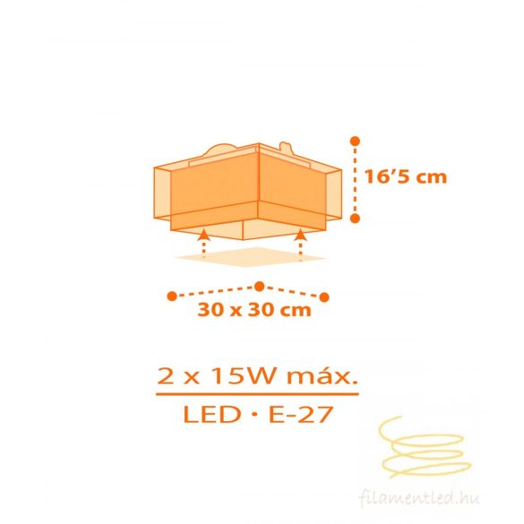 DALBER CEILING LAMP DINOS 73456M