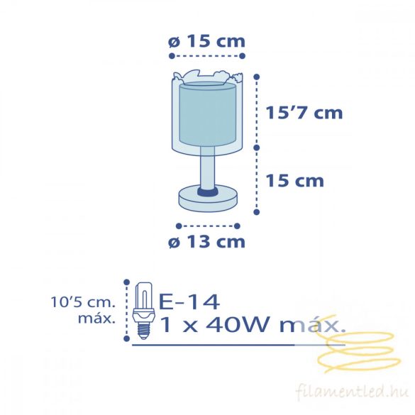 DALBER T. LAMP MY LITTLE JUNGLE LED 76111N