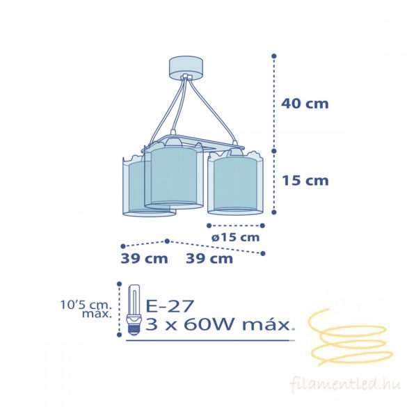 DALBER 3L. H. LAMP MY LITTLE JUNGLE 76114