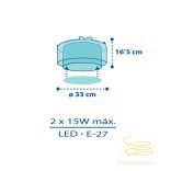 DALBER CEILING LAMP MY LITTLE JUNGLE 76116M