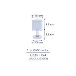 DALBER TABLE LAMP MOON DREAMS LED 76631