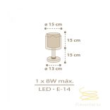 DALBER TABLE LAMP BABY CHICK 76871