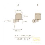 DALBER WALL LAMP BABY CHICK 76879