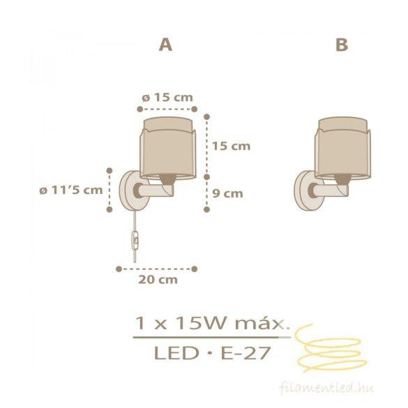 DALBER WALL LAMP BABY CHICK 76879