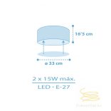 DALBER CEILING LAMP STAR LIGHT BLUE 82216MT