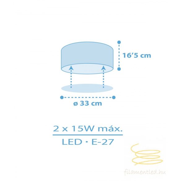 DALBER CEILING LAMP STAR LIGHT BLUE 82216MT