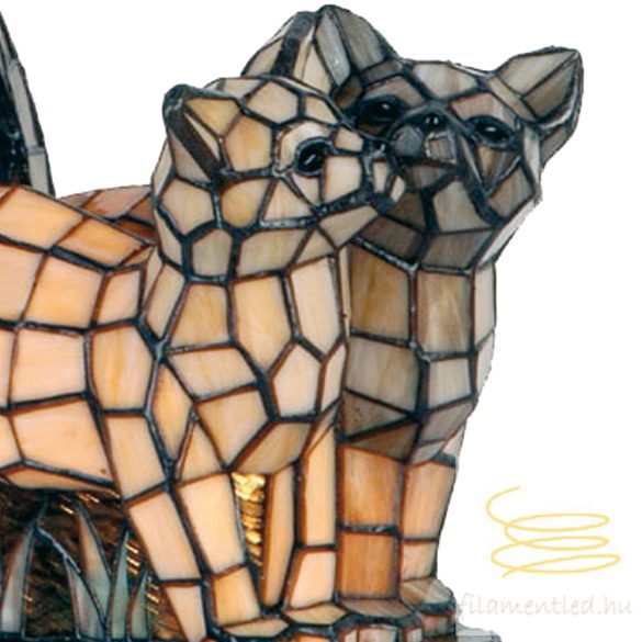 Filamentled Cats Tiffany asztali lámpa FIL5LL-1187
