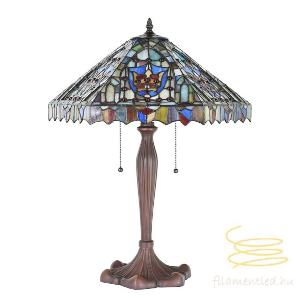 Filamentled King Tiffany asztali lámpa FIL5LL-1206