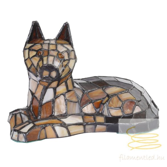 Filamentled Dog Tiffany asztali lámpa FIL5LL-1215