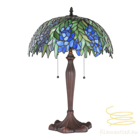 Filamentled Blue Flower Tiffany asztali lámpa FIL5LL-1216