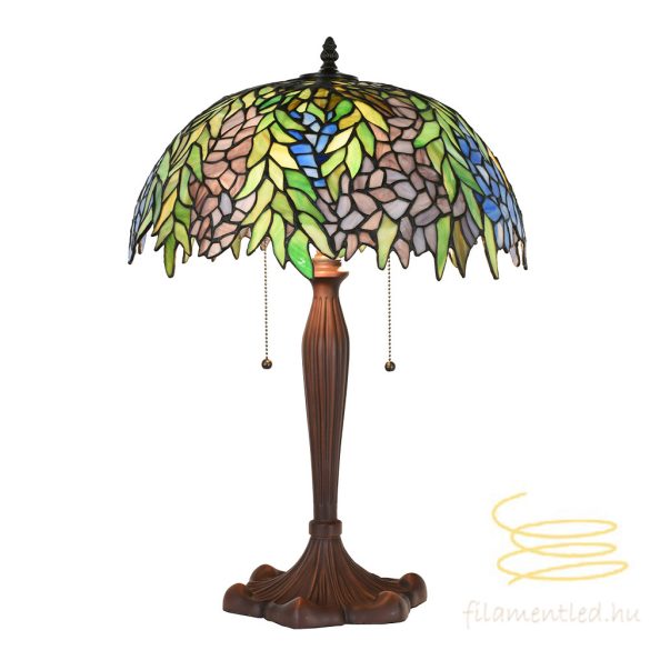 Filamentled Blue Flower Tiffany asztali lámpa FIL5LL-1216