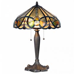 Filamentled Stenton Tiffany asztali lámpa FIL5LL-5299
