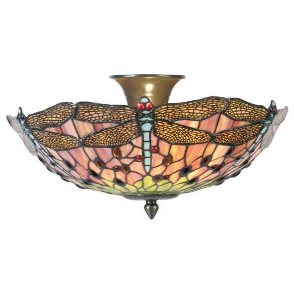 Filamentled Dragonfly Tiffany mennyezeti lámpa FIL5LL-5415