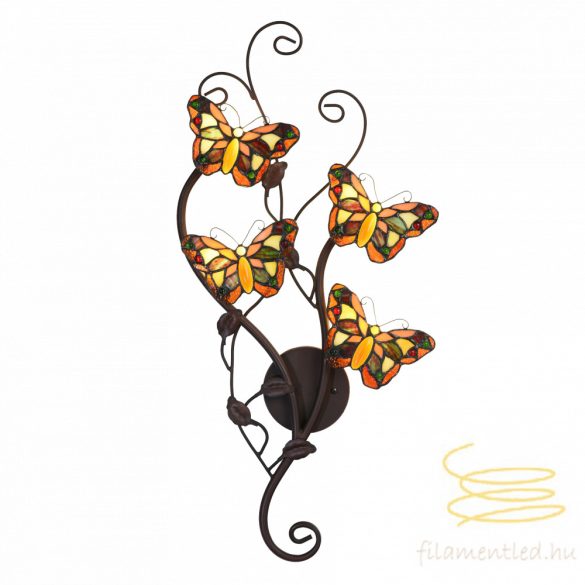 Filamentled Butterfly Tiffany fali lámpa FIL5LL-5979