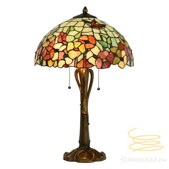 Filamentled Aisby Tiffany asztali lámpa FIL5LL-5981