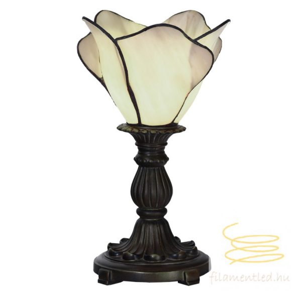 Filamentled Roslin Up White Tiffany asztali lámpa FIL5LL-6099N