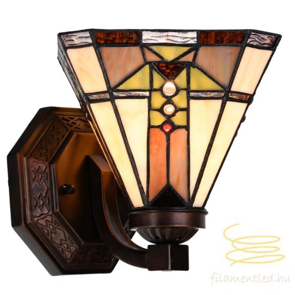 Filamentled Harlech Tiffany fali lámpa FIL5LL-6100