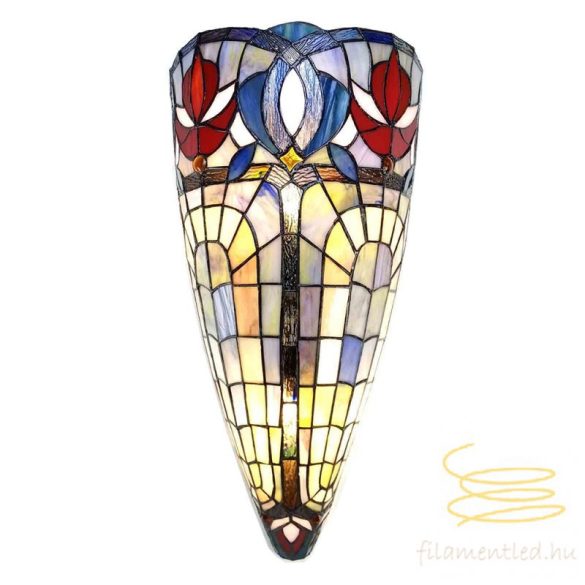 Filamentled Linby Tiffany fali lámpa FIL5LL-6143
