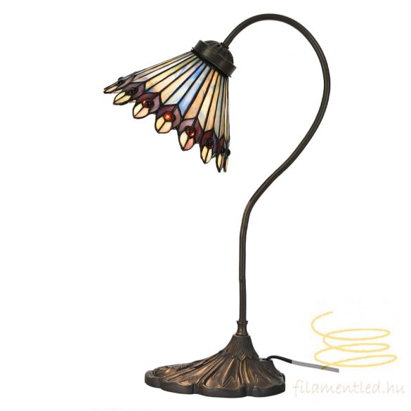 Filamentled Peacock L Tiffany asztali lámpa FIL5LL-6163