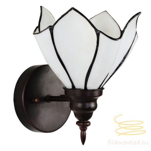 Filamentled White Flower Tiffany fali lámpa FIL5LL-6187