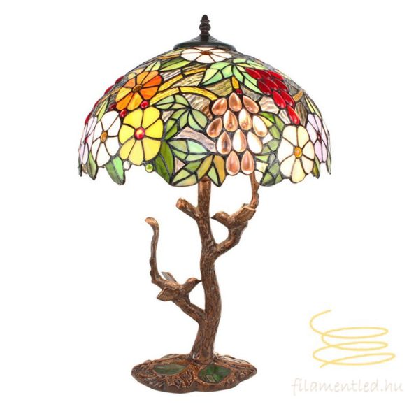 Filamentled Flower Tiffany asztali lámpa FIL5LL-6188