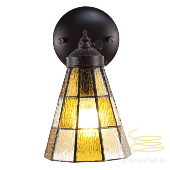 Filamentled Dark Sunflower Tiffany fali lámpa FIL5LL-6209