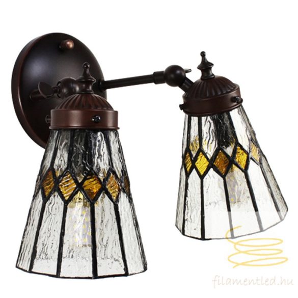 Filamentled Vintage Street Double Tiffany fali lámpa FIL5LL-6210
