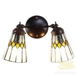 Filamentled Vintage Street Double Tiffany fali lámpa FIL5LL-6210